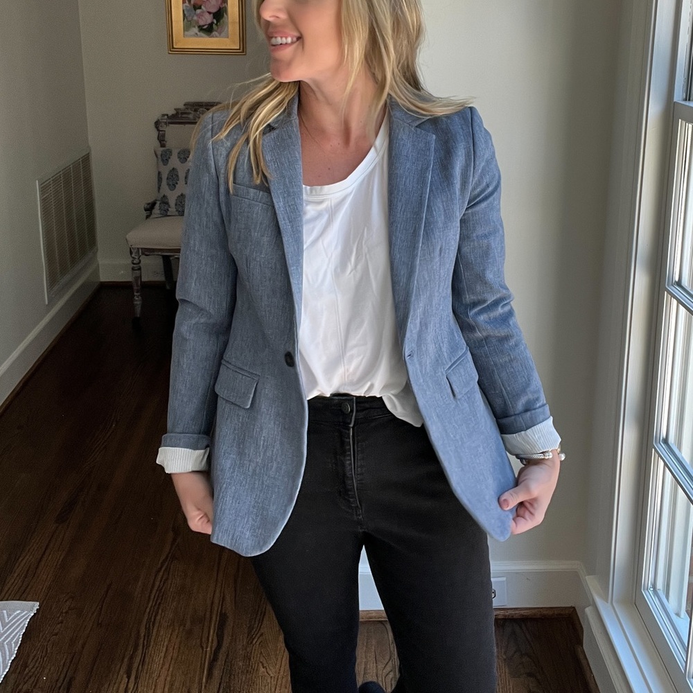 Banana Republic Light Denim Blazer